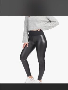 Red Hot by Spanx Women's Faux Leather Shaping Leggings